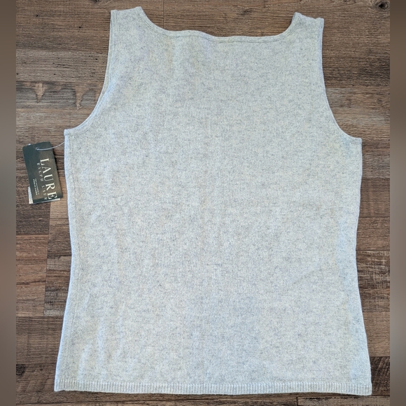 NWT Ralph Lauren Silk Cashmere Tank Top Sz Small - Picture 2 of 13